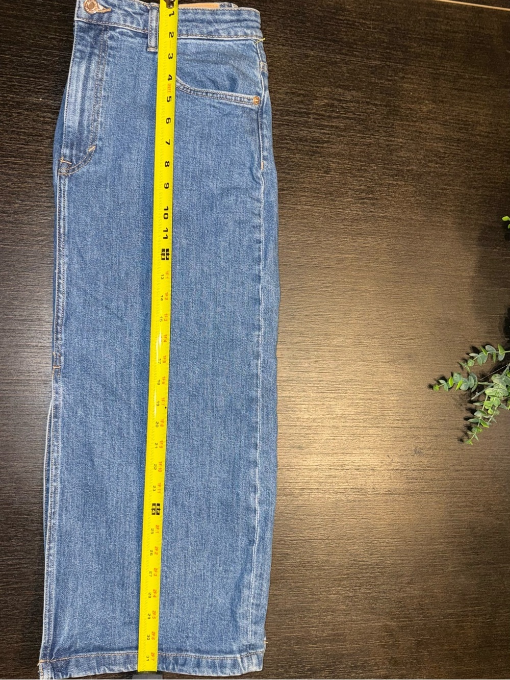 H&M Blue Denim Midi Pencil Skirt - Picture 5 of 5
